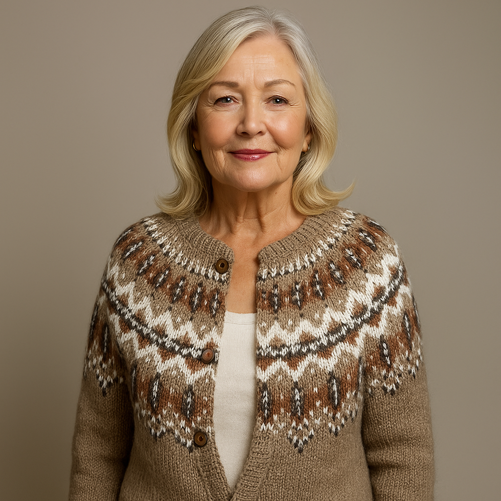 Marita™ - Klassinen Islannin Villa Vintage Neulecardigan