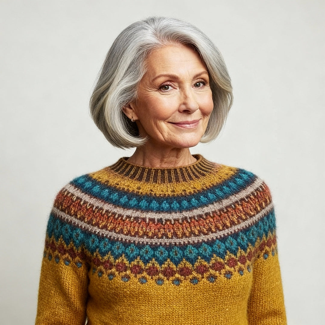 Tuuli™ – Värikäs Neulepaita