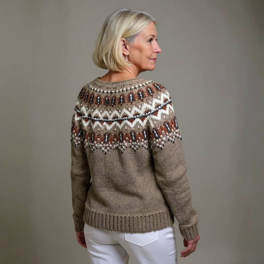 Marita™ - Klassinen Islannin Villa Vintage Neulecardigan