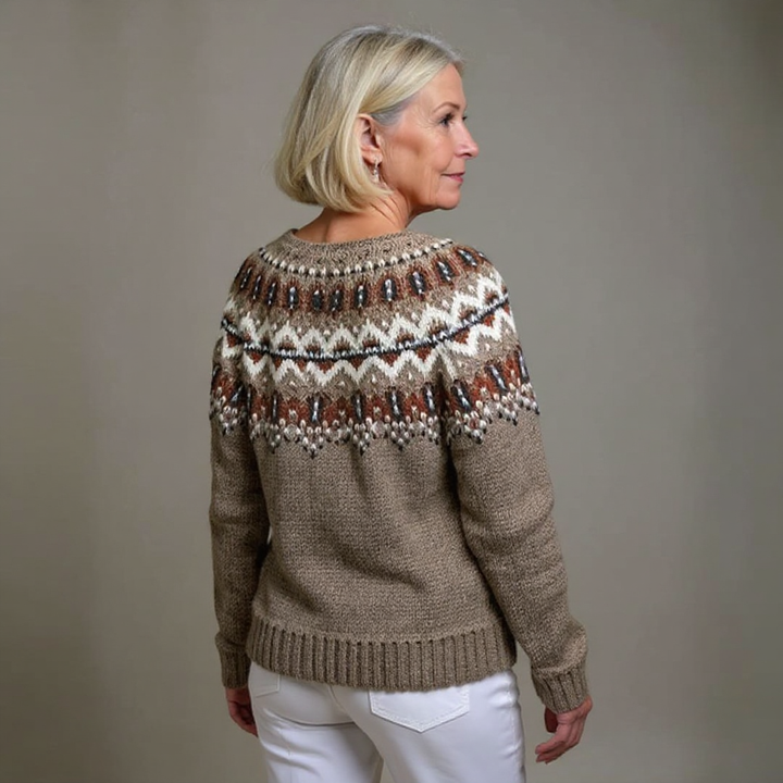 Marita™ - Klassinen Islannin Villa Vintage Neulecardigan